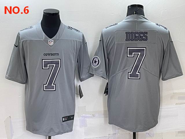 Men's Dallas Cowboys #7 Trevon Diggs Jerseys NO.6;